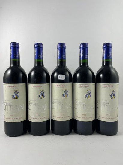 5 btls Château Citran 1990 - Haut-Médoc
