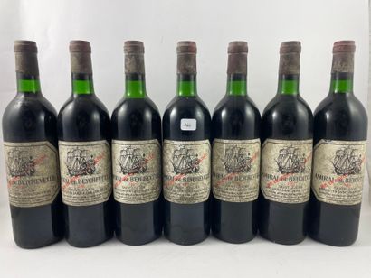 7 btls Amiral de Beychevelle 1985 - Saint-Julien...