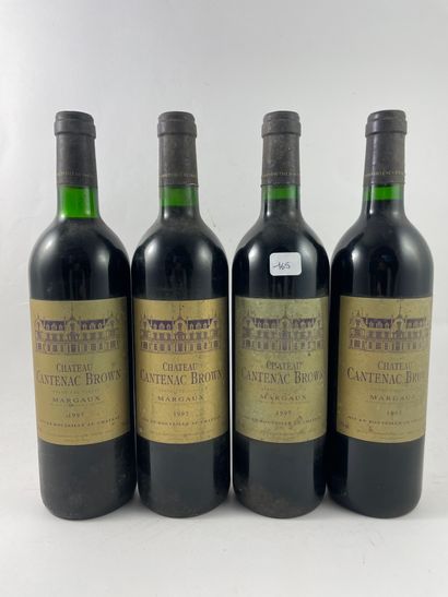 4 btls Château Cantenac Brown 1997 - Mar...