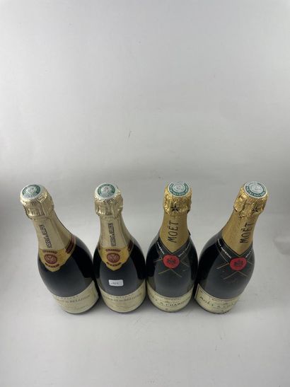 4 btls dont 2 btls Champagne NM - Brut Impérial...