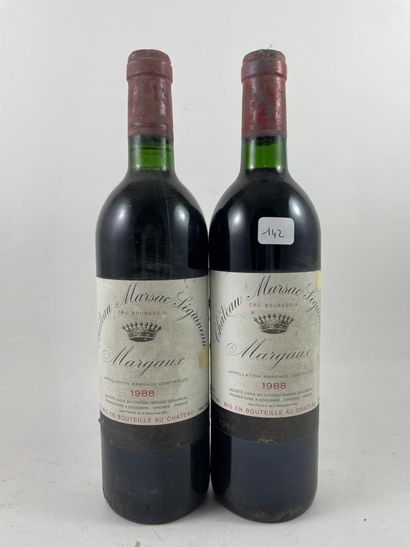 8 btls Château Marsac Séguineau 1988 - M...