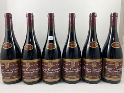 6 btls Grevey-Chambertin 2004 - 1er Cru -...