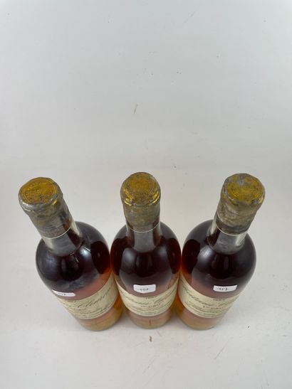 3 btls Château Climens 1967 - Haut-Barsac...