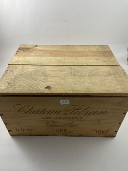 CBO6 btls Château Pibran 1997 - Pauillac