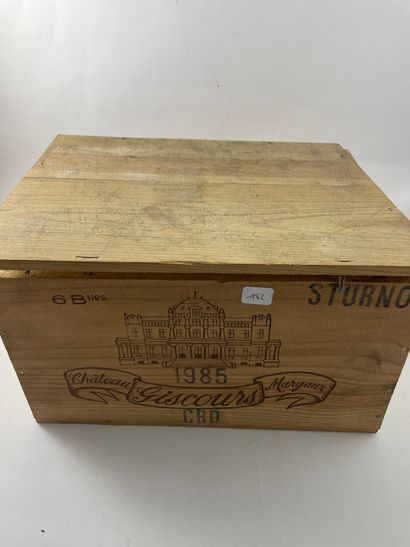 CBO6 btls Château Giscours 1985 - Margau...