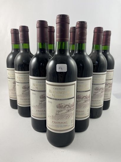 12 btls Château Roumagnac la Maréchale 2000...