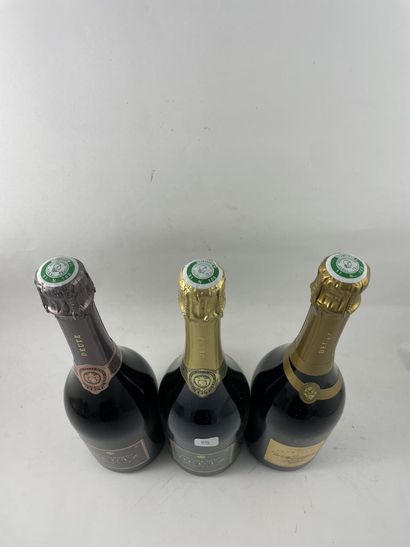 3 btls including 1 btl Champagne NM - Brut...