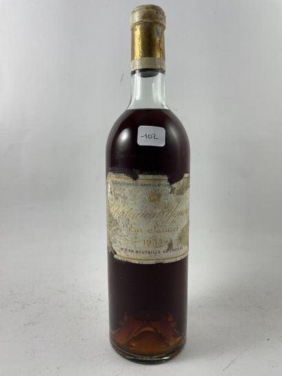 1 btl Château d'Yquem 1955 - Sauternes (étiquette...