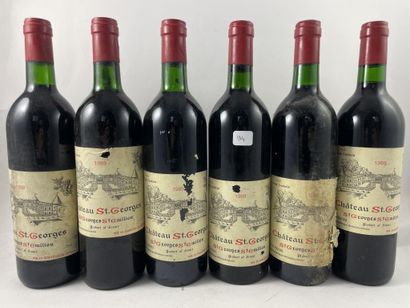 10 btls Château St Georges 1989 - Saint-Georges...