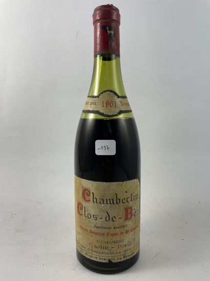 1 btl Chambertin Clos-de-Bèze 1961 - Domaine...