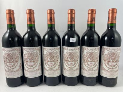 CBO6 btls Château Pichon Longueville Baron...