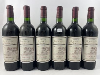 12 btls Château Roumagnac la Maréchale 2000...