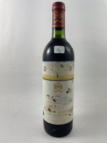 1 btl Château Mouton Rothschild 1983 - Pauillac
(damaged...