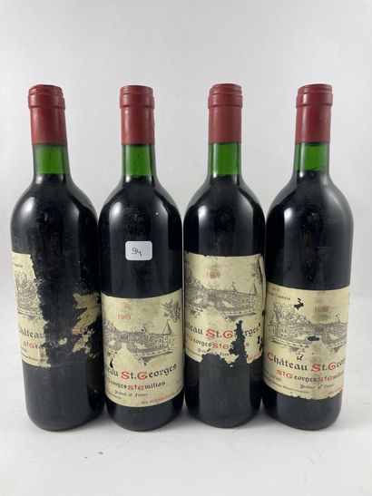 10 btls Château St Georges 1989 - Saint-Georges...