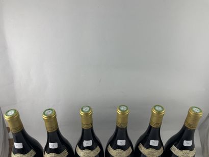 6 btls Vouvray 1990 - Le Mont - 1ère Trie...