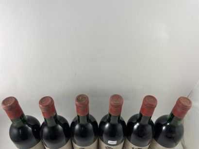 11 btls Château Faurie de Souchard 1970 -...