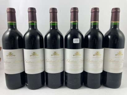 CBO6 btls Château Pibran 1997 - Pauillac