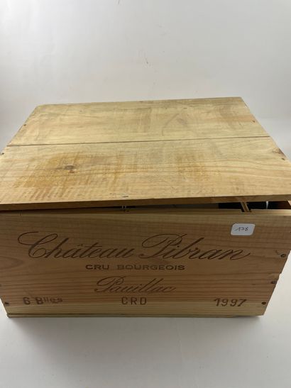 CBO6 btls Château Pibran 1997 - Pauillac