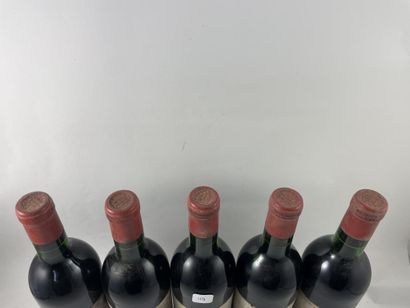 11 btls Château Faurie de Souchard 1970 -...
