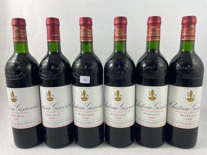 CBO6 btls Château Giscours 1985 - Margau...