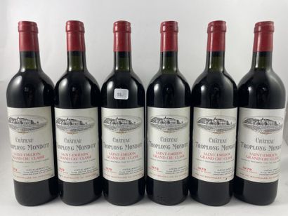 CBO12 btls Château Troplong Mondot 1979 -...