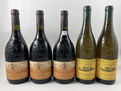 5 btls including 3 btls Châteauneuf-du-Pape...