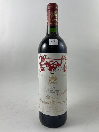 1 btl Château Mouton Rothschild 1995 - P...