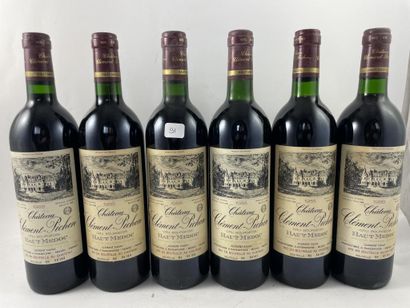 CBO12 btls Château Clément Pichon 1988 -...