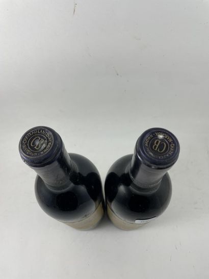 2 btls Château Cantenac Brown 1989 - Mar...