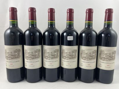 6 btls Carruades de Lafite 2004 - Pauill...