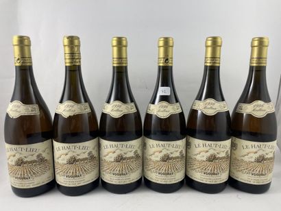 6 btls Vouvray 1996 - Le Haut Lieu - Moëlleux...