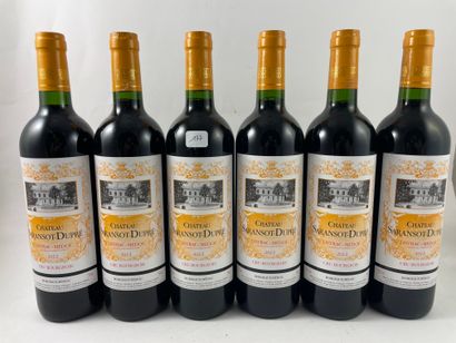 CBO6 btls Château Saransot-Dupré 2012 - ...