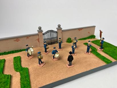 HERGE / CHATEAU DE MOULINSART & LA FANFARE...