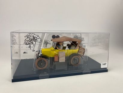 HERGE / TINTIN AU CONGO / FORD T JAUNE -...