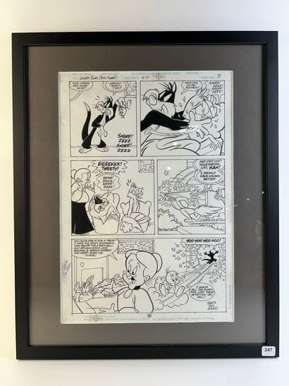 LOONEY TUNES «TUFU TWEETY» - Planche originale...