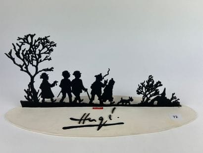 HERGE / BEST WISHES - Visual of the 1954...