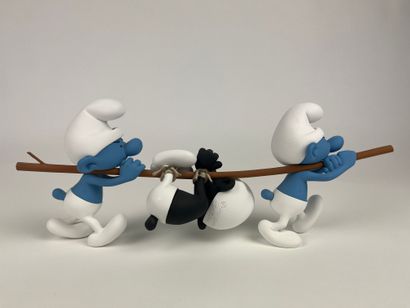 PEYO / LES SCHTROUMPFS / LA CAPTURE DU SCHTROUMPF...