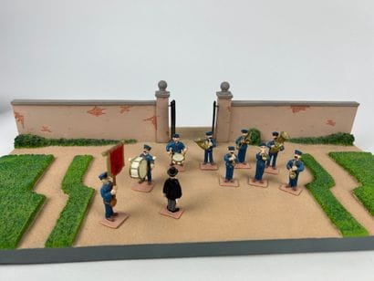 HERGE / CHATEAU DE MOULINSART & LA FANFARE...