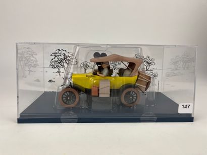 HERGE / TINTIN AU CONGO / FORD T JAUNE -...