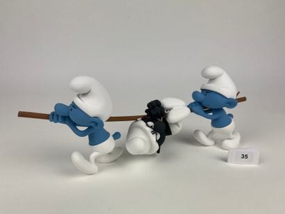 PEYO / LES SCHTROUMPFS / LA CAPTURE DU SCHTROUMPF...