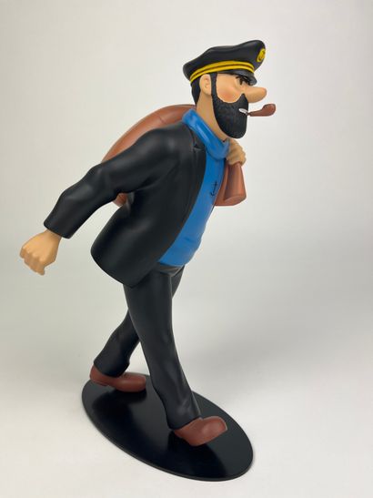 HERGE / HADDOCK SAC BALUCHON - Resin figurine...