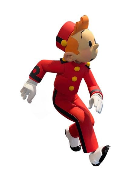 FRANQUIN / GRAND SPIROU - Large resin and...