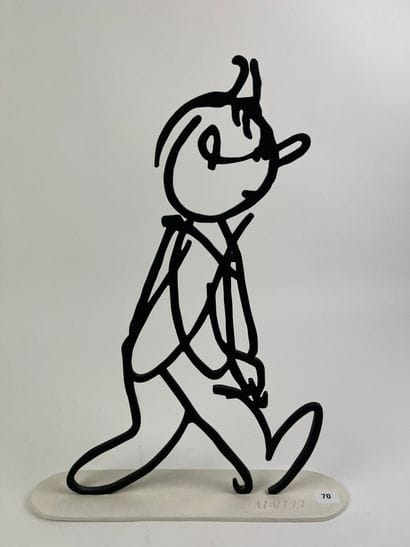 HERGE / L'ALPHART - Sculpture large model...