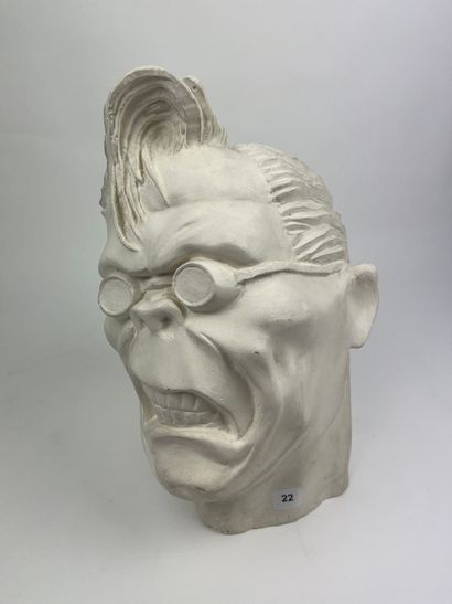 LIBERATORE / RANXEROX - Plaster head (approx....