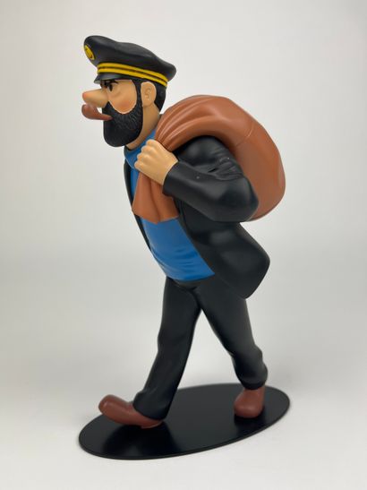 HERGE / HADDOCK SAC BALUCHON - Resin figurine...