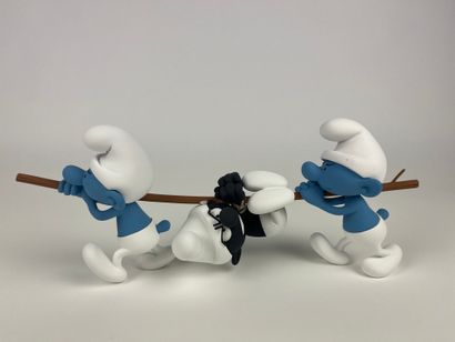 PEYO / LES SCHTROUMPFS / LA CAPTURE DU SCHTROUMPF...