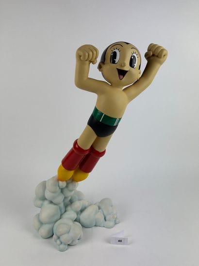 ASTRO BOY - Statuette in porcelain resin...