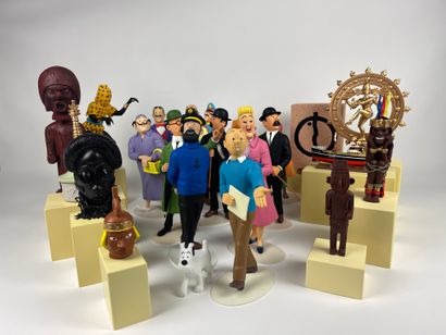 HERGE / LE MUSEE IMAGINAIRE DE TINTIN - Set...
