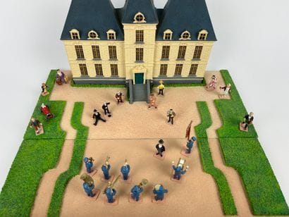 HERGE / CHATEAU DE MOULINSART & LA FANFARE...