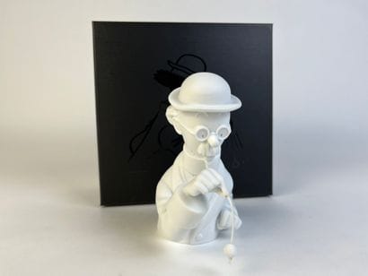HERGE / TOURNESOL / PORCELAIN BUST - Porcelain...